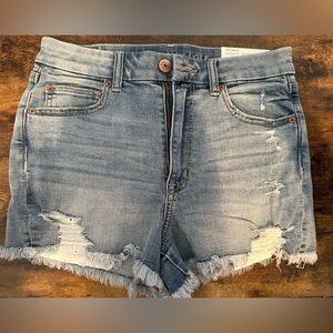American Eagle Jean Shorts - Curvy High-Rise Shortie